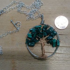 🦄Tree of Life with Malachite Chip Leaves